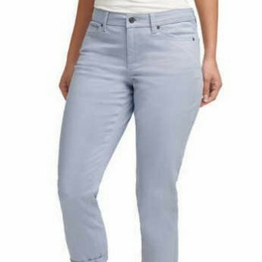 Calvin Klein Jeans Ladies' Cropped Pant Blue